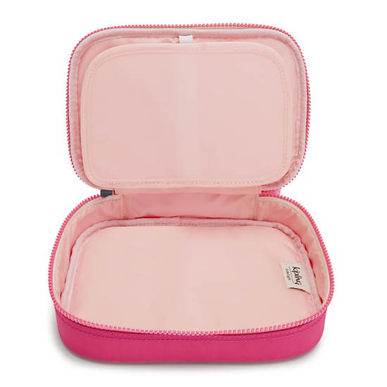 Kipling 100 Pens Moda Case Çanta Pembe Kırmızı | TR 1337DF